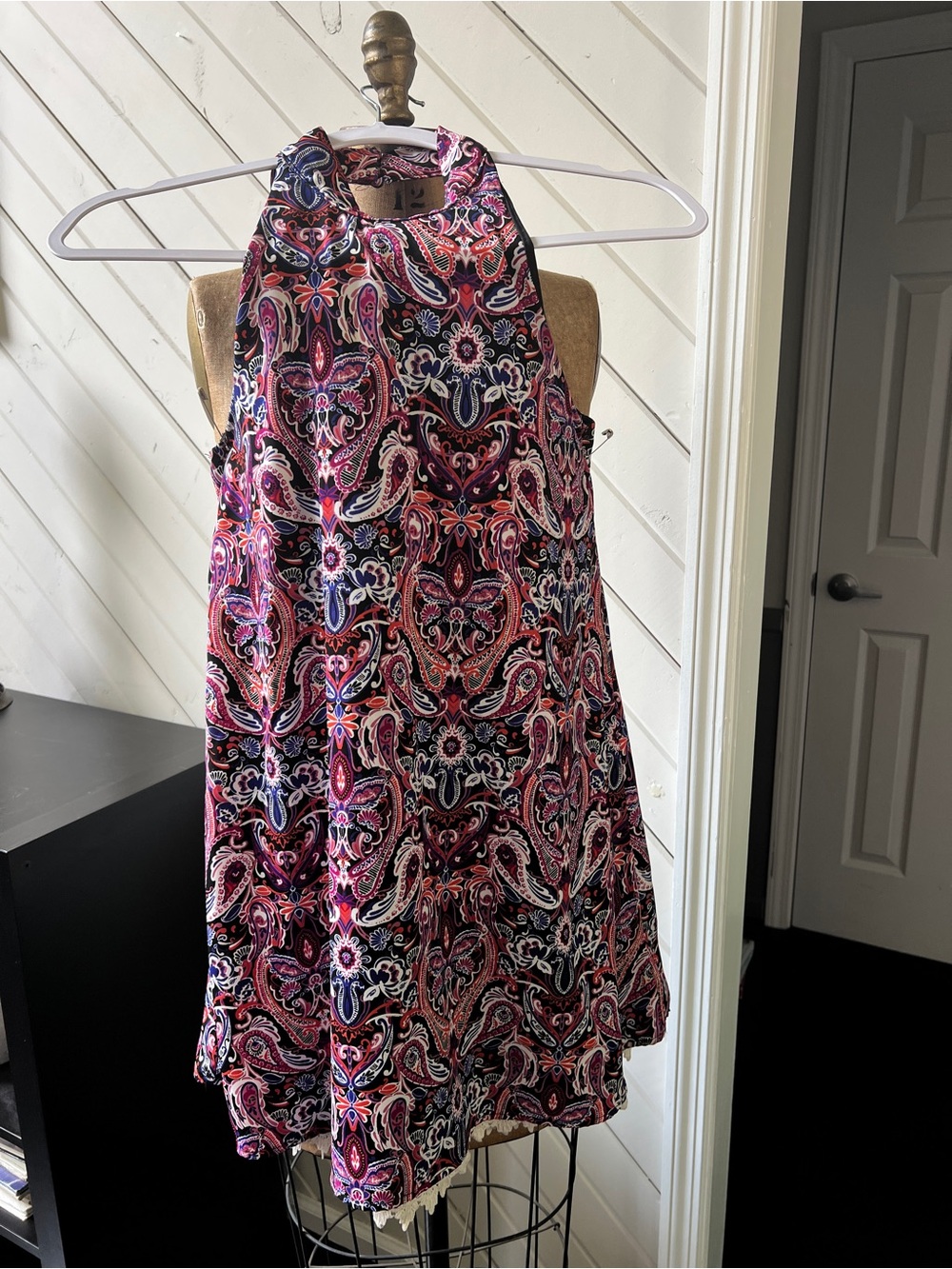 Altar'd State Paisley Halter Sundress Sz XS